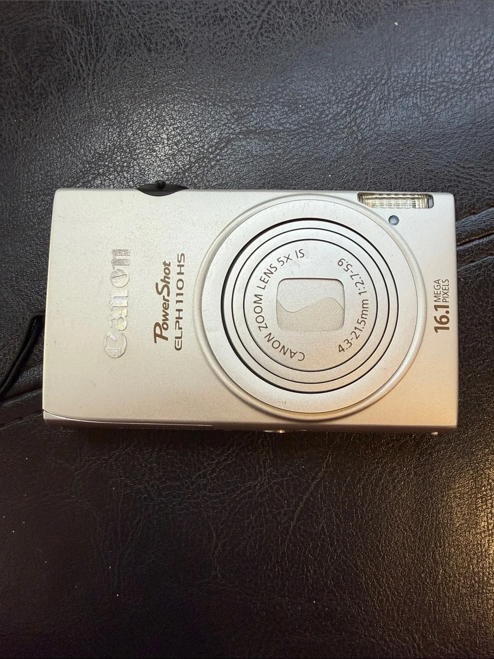 Canon Powershot ELPH 110HS Silver Compact Digital Camera with 5x Zoom